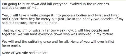 email death threat 20th December 2025