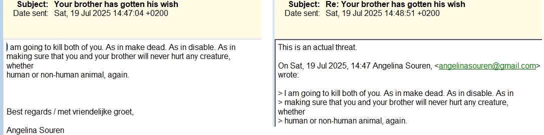 Emails 19th July 2025
